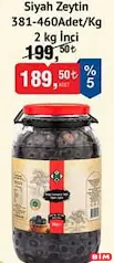 İNCİ SİYAH ZEYTİN 2 KG İNCİ SİYAH ZEYTİN 2 KG